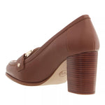 Michael Kors Rory Heeled Loafer Luggage 8.5 M