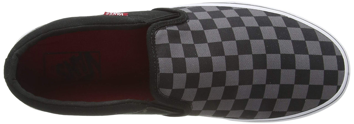 Vans' Men's Asher Slip On Sneaker Blk/Pwtr 9 Medium US