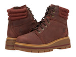 Timberland Cervinia Valley Waterproof Mid Lace Side Zip Medium Brown Full Grain 8 B (M)