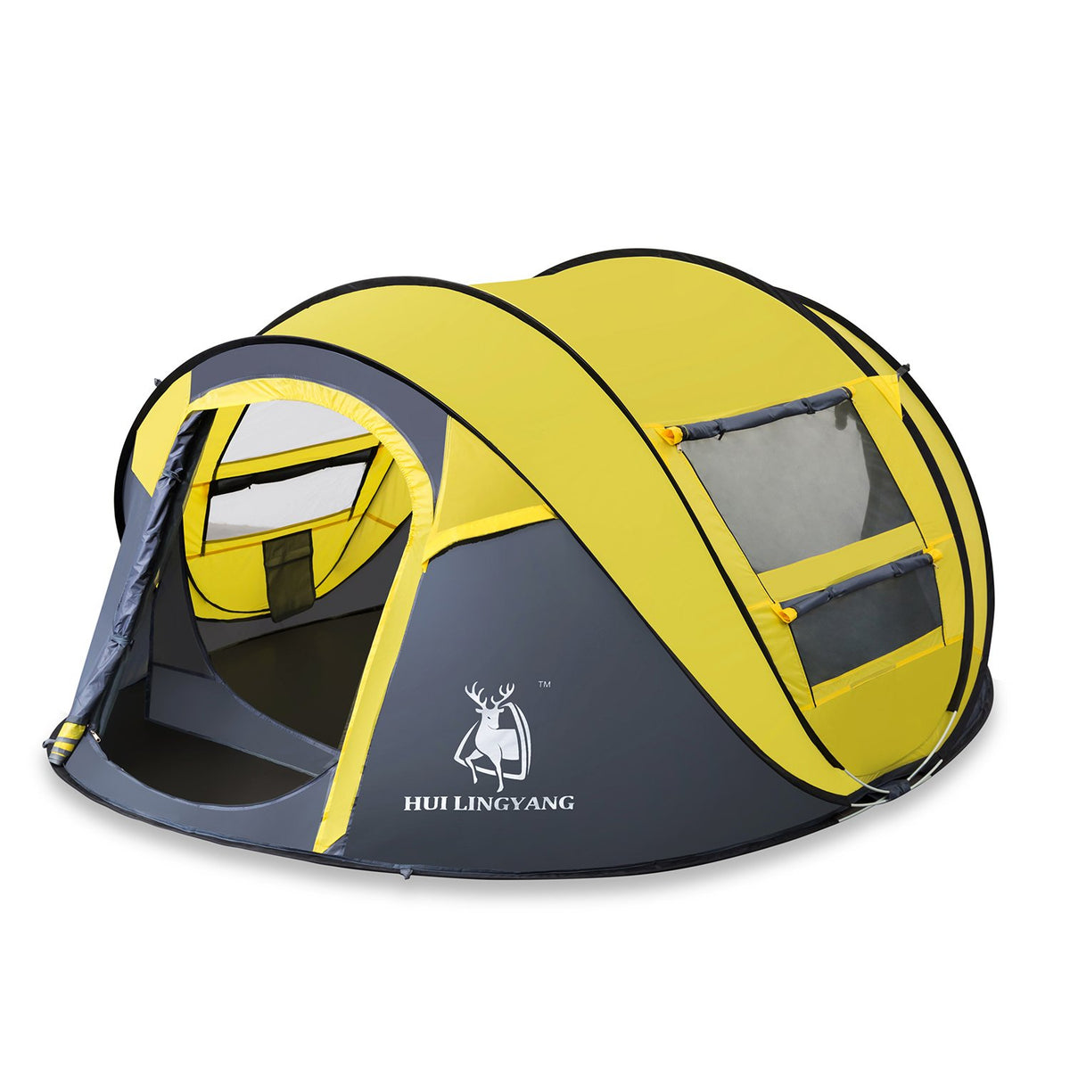 HuiLingYang Outdoor Instant Pop Up Dome Tent Ideal Shelter for Casual Family Camping Hiking Pink