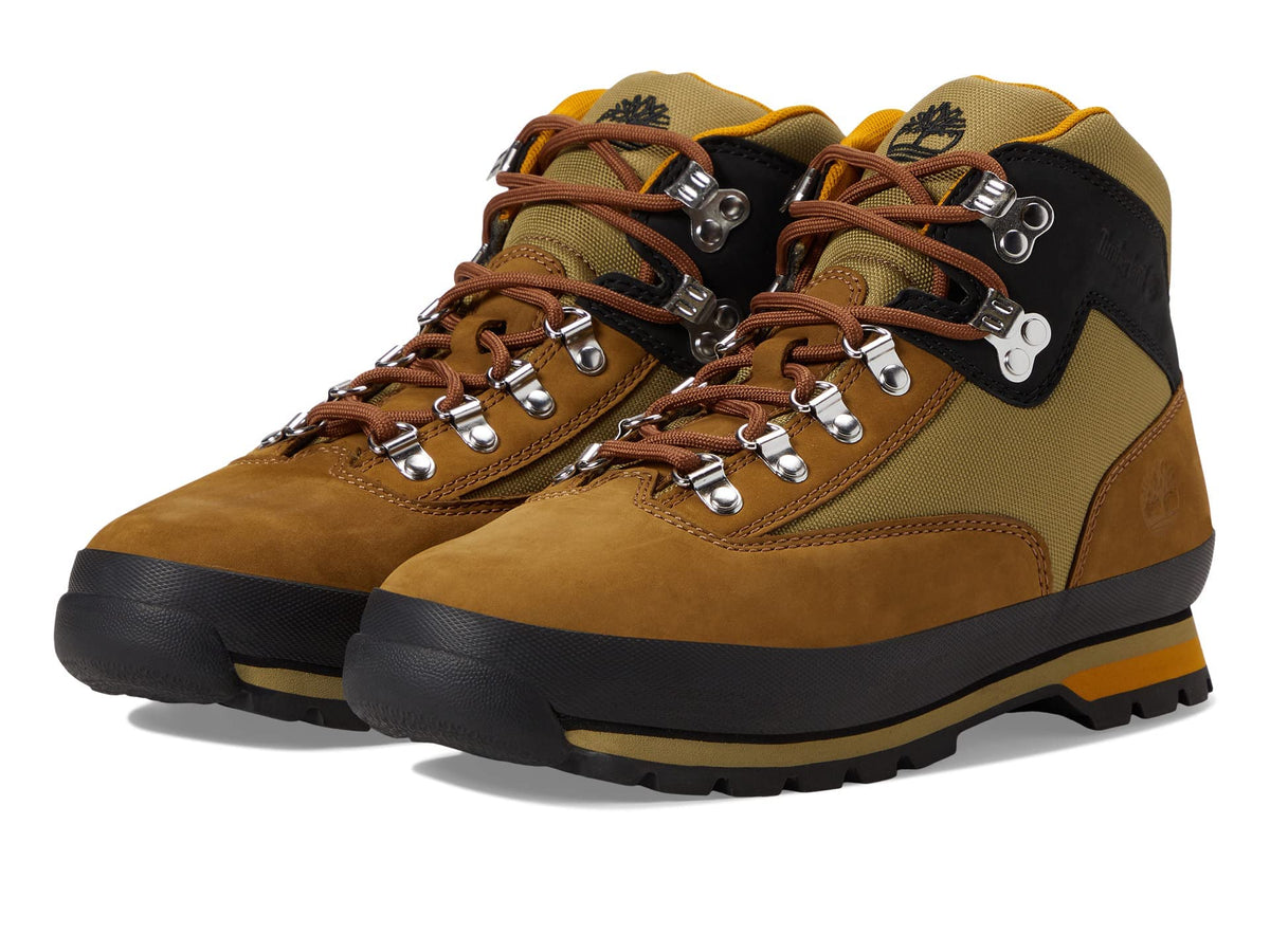 Timberland Euro Hiker Fl Shoes for Men Offers Leather and Textile Upper, Textile Lining, and Synthetic Outsole Rubber 12 D - Medium