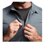 SITKA Gear Men's Mojave Short Sleeve Button Up Active Shirt - Thunder | XX-Large