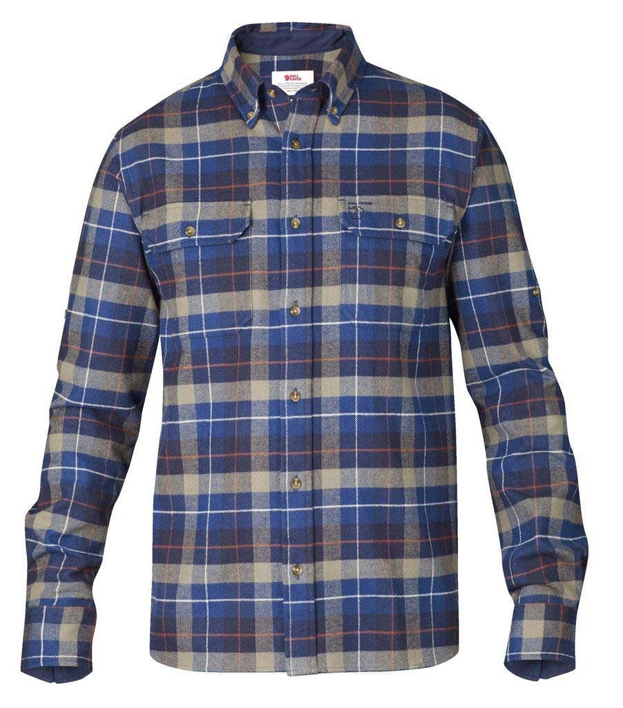 Fjallraven Men's Sarek Heavy Flannel, Navy, Medium