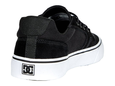DC Mens Rowlan Casual Low Top Skate Shoes Sneakers Black/White 11 D - Medium