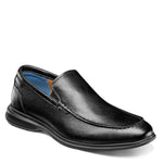 Florsheim Hamptons Moc Toe Venetian Loafer Black Smooth 14 M (D)