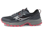Saucony Women's Excursion TR16 Sneaker, Grey/Coral, 7.5 Wide