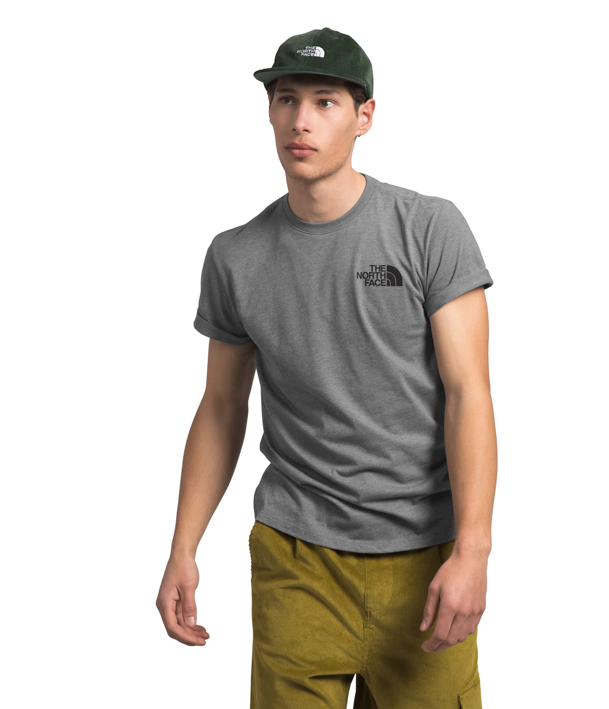 Mens S/S Half Dome Tee - Aviator Navy/TNF White Tnf Medium Grey Heather/Bear Graphic