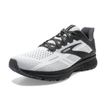 Brooks Men’s Anthem 5 Neutral Running Shoe - White/Black/Ebony - 8.5 Medium