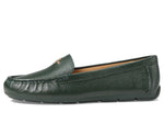 Coach® Marley Driver Women Loafers – Pebbled Leather Upper – Cushioned Footbed – Synthetic Lining – Gold Tone Amazon Green 9 B - Medium