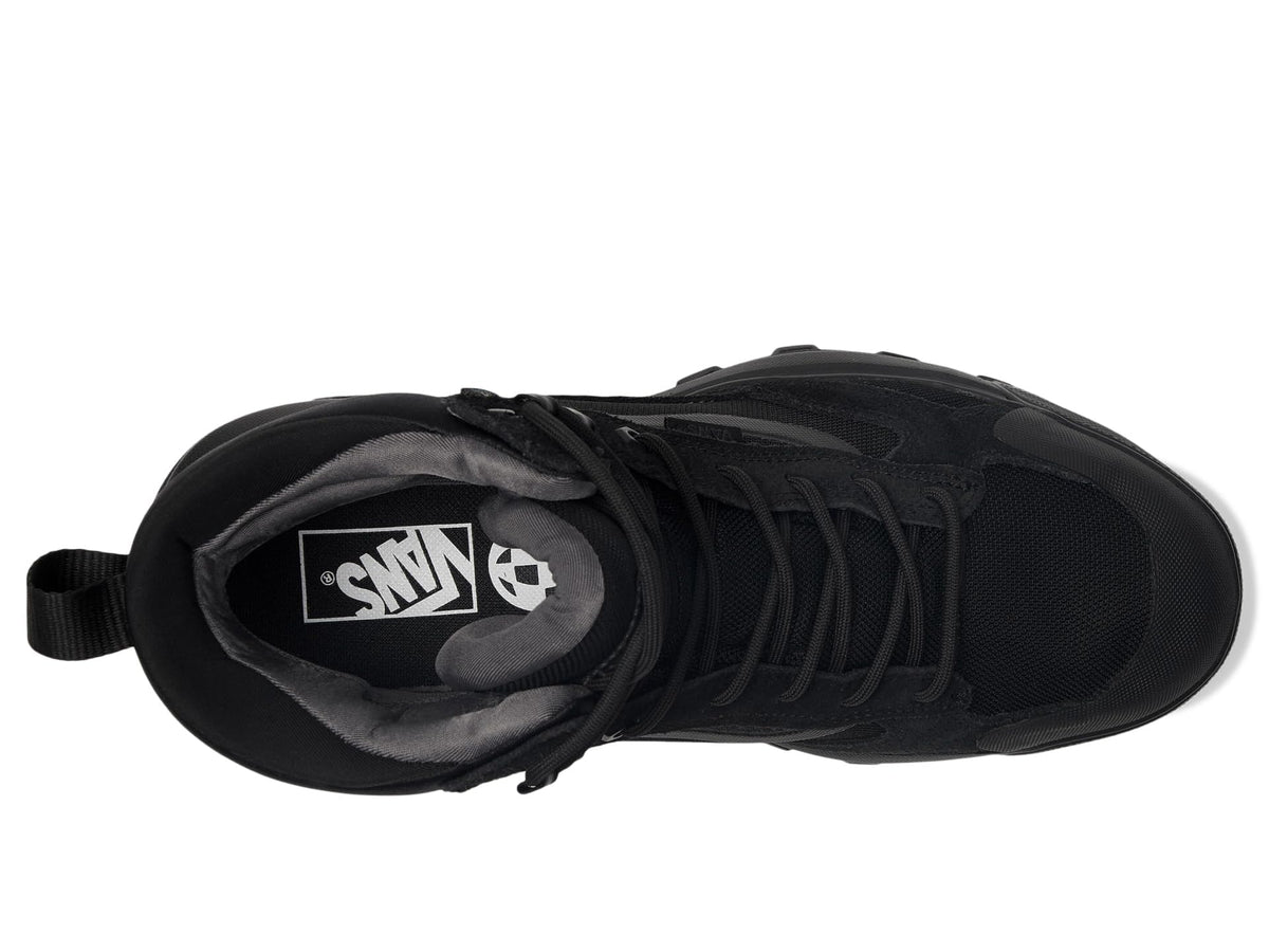 Vans Unisex U MTE Crestline Waterproof Hiking Shoe, Black/Black, 3.5 US Men