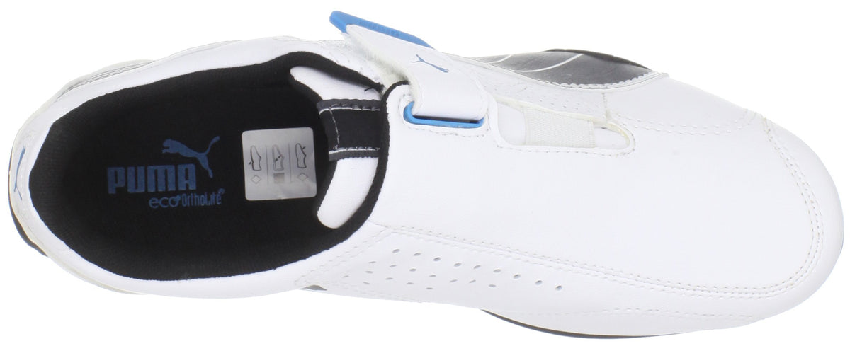 PUMA Men's Sneaker Casual Shoes 11 Women/9.5 Men White/Dark Shadow/Black