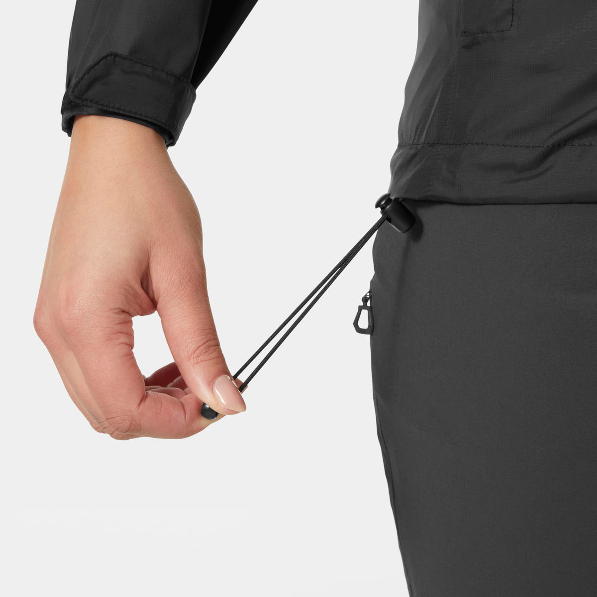 Helly Hansen Women's Loke Waterproof Windproof Breathable Rain Jacket, 990 Black, Small