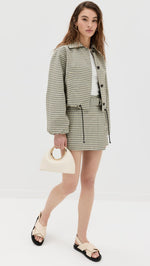 Rails Women's Deanna Skirt, Sage Mini Check, Green, Plaid, 10