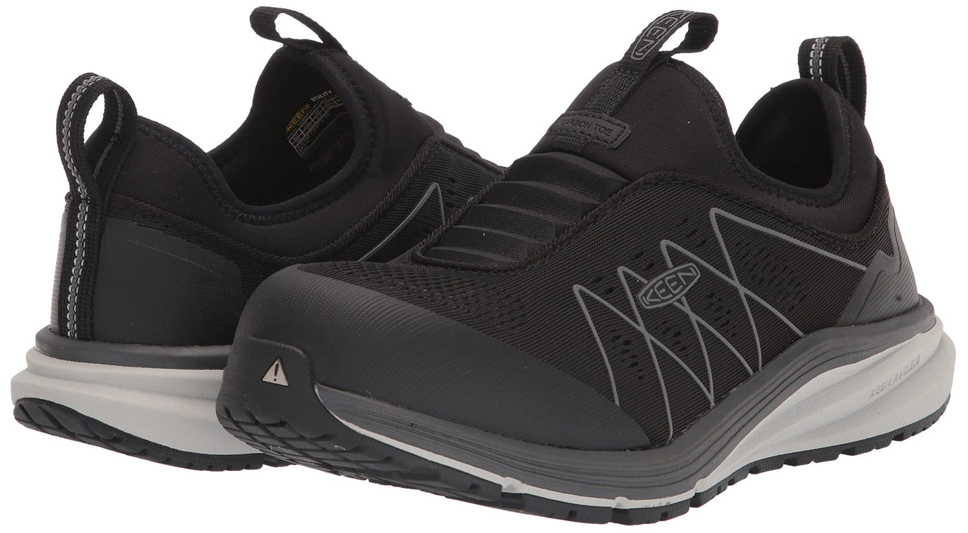 KEEN Utility Men's Vista Energy Shift Low Height Composite Toe Slip-On Industrial Work Shoe 13 Wide Vapor/Black
