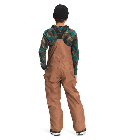 THE NORTH FACE Youth Freedom Insulated Bib, Pinecone Brown, L