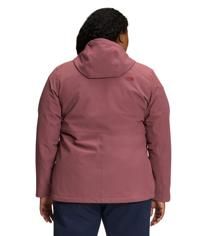 THE NORTH FACE Women's Shelbe Raschel Hoodie (Standard and Plus Size), Wild Ginger, 3X