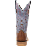 Durango® Lady Rebel Pro™ Women's Golden Brown & Periwinkle Western Boot, Golden Brown And Periwinkle, Size 9.5(M)