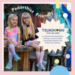 TSUKIHOSHI 3537 Glitz Strap-Closure Machine-Washable Child Sneaker Shoe with Wide Toe Box and Slip-Resistant, Non-Marking Outsole, Hotpink/Mint - 11 Little Kid (4-8 Years)