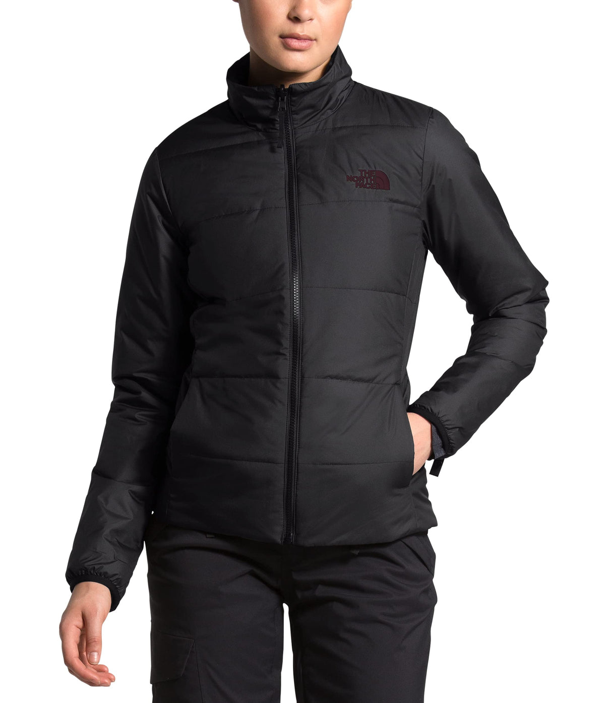 THE NORTH FACE Women's Garner Triclimate Insulated Ski Jacket, TNF Black/TNF Black, Small