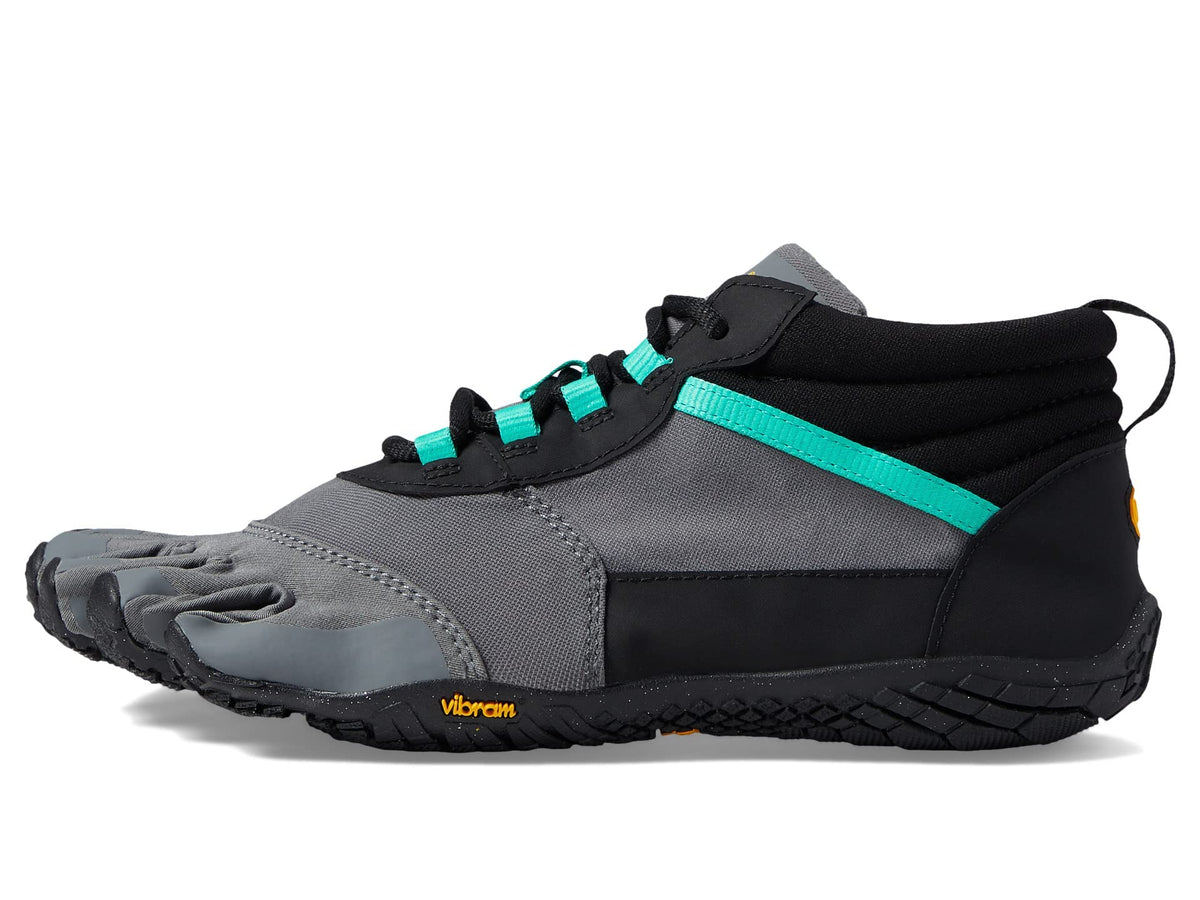 Vibram Women's FiveFingers V-Trek Insulated Hiking Shoe 9.5-10 Black/Grey/Green