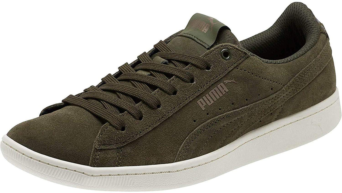 PUMA Womens Vikky Sneaker (8.5 M US, Forest Night/Metallic Bronze)