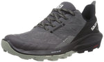 Salomon Men's OUTPULSE Gore-Tex Hiking Shoes for Men, Magnet/Black/Wrought Iron, 11