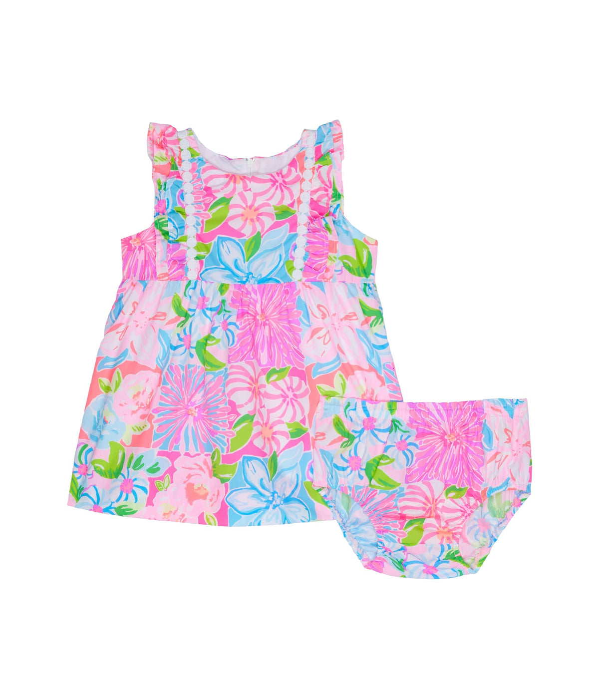 Lilly Pulitzer Baby Girl's Annabelle Dress (Infant) Multi Take It from Your Mumsy 6-12 Months