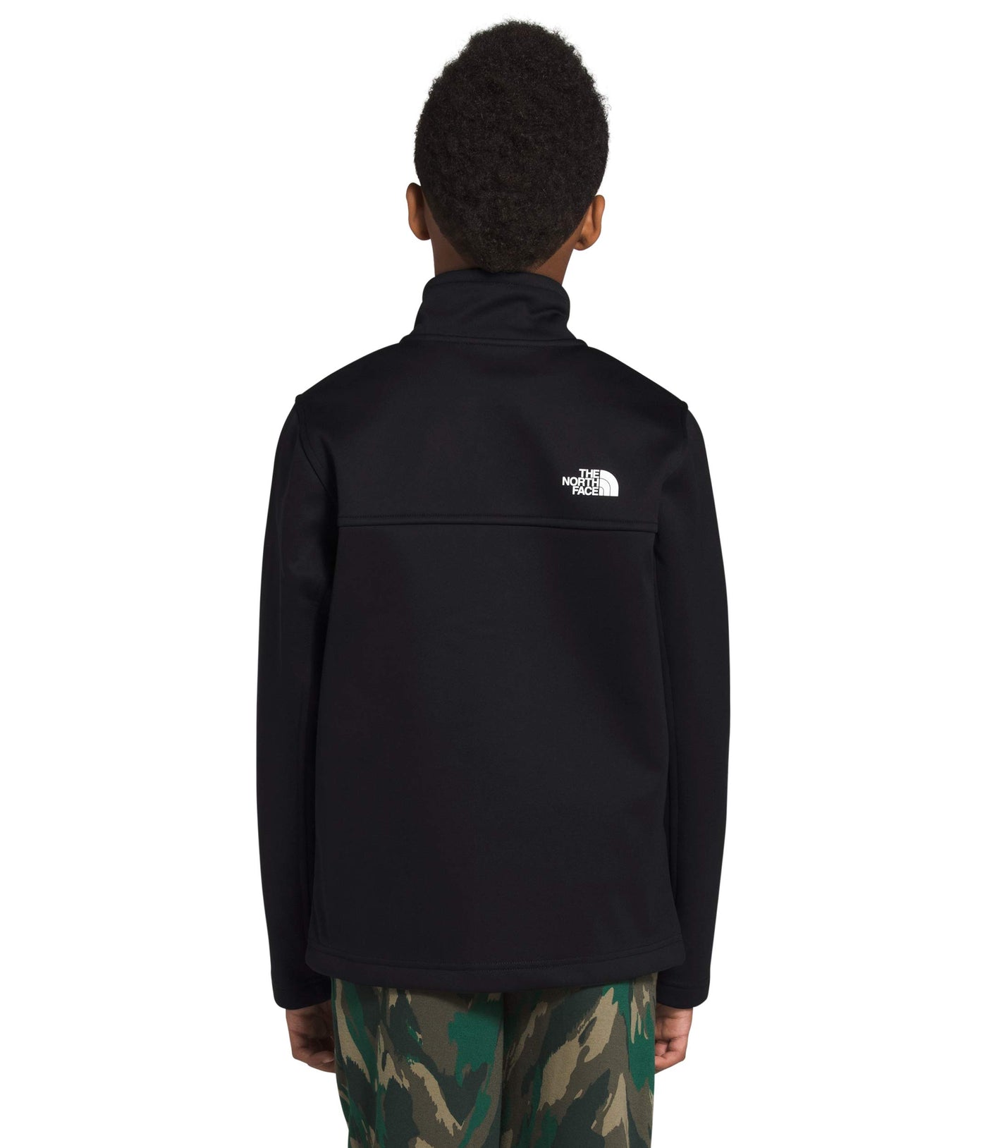 THE NORTH FACE Boys' Apex Risor Soft Shell Jacket, TNF Black, L