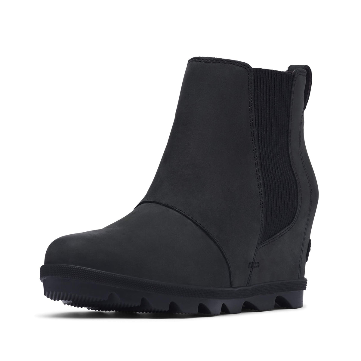 Sorel Women's Joan of Arctic Wedge II Chelsea Boot - Light Rain - Waterproof - Black - Size 11
