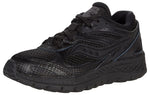 Saucony Cohesion 14 LACE to Toe Running Shoe, Black/Black, 6.5 Wide US Unisex Big_Kid