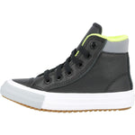Converse Chuck Taylor All Star PC Boot Hi Utility Leather Black/Ash Stone Leather 6 US Junior