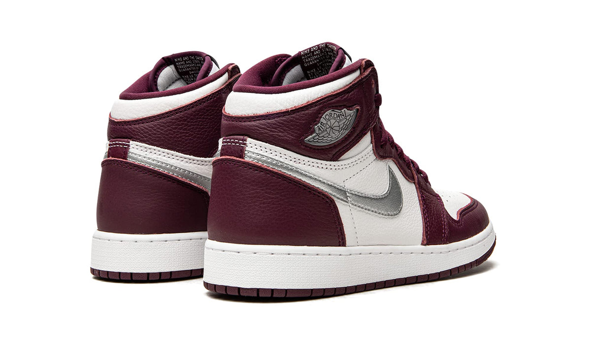 Jordan Youth Air 1 Retro High OG GS 575441 611 Bordeaux - Size 6.5Y