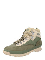 Timberland Euro Hiker Fl Shoes for Men Offers Leather and Textile Upper, Textile Lining, and Synthetic Outsole Dark Green Nubuck 13 D - Medium