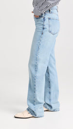 FRAME Women's Petite Le Pixie Jane Jeans, Weston, Blue, 27