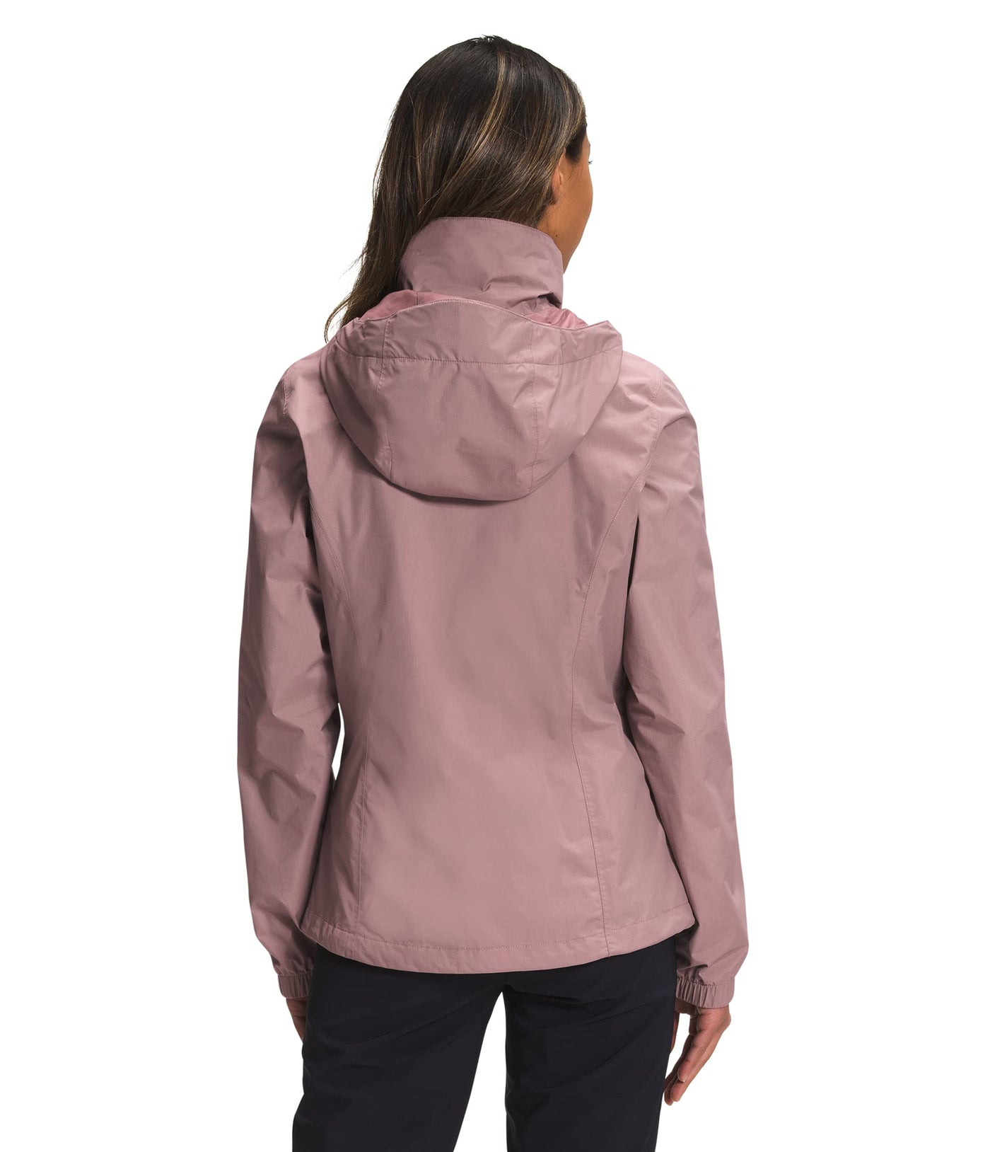 THE NORTH FACE Women's Resolve 2 Rain Jacket (Standard and Plus Size), Twilight Mauve, X-Large
