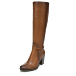 Naturalizer Womens Kalina Knee High Tall Boots Cider Spice Brown Leather 8.5 W
