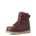 ARIAT BMVY9 Mens Rebar Wedge Moc Toe 6" Waterproof Work Boot Rusted Copper 9.5 Wide