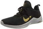 Nike Women's Air Max Bella Trainer 2 Sneaker, Black/Metallic Gold-vast Grey, 12