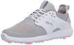 Puma Golf Men's Ignite Pwradapt Caged Golf Shoe, Gray Violet-Puma Silver-Puma White, 10 M US
