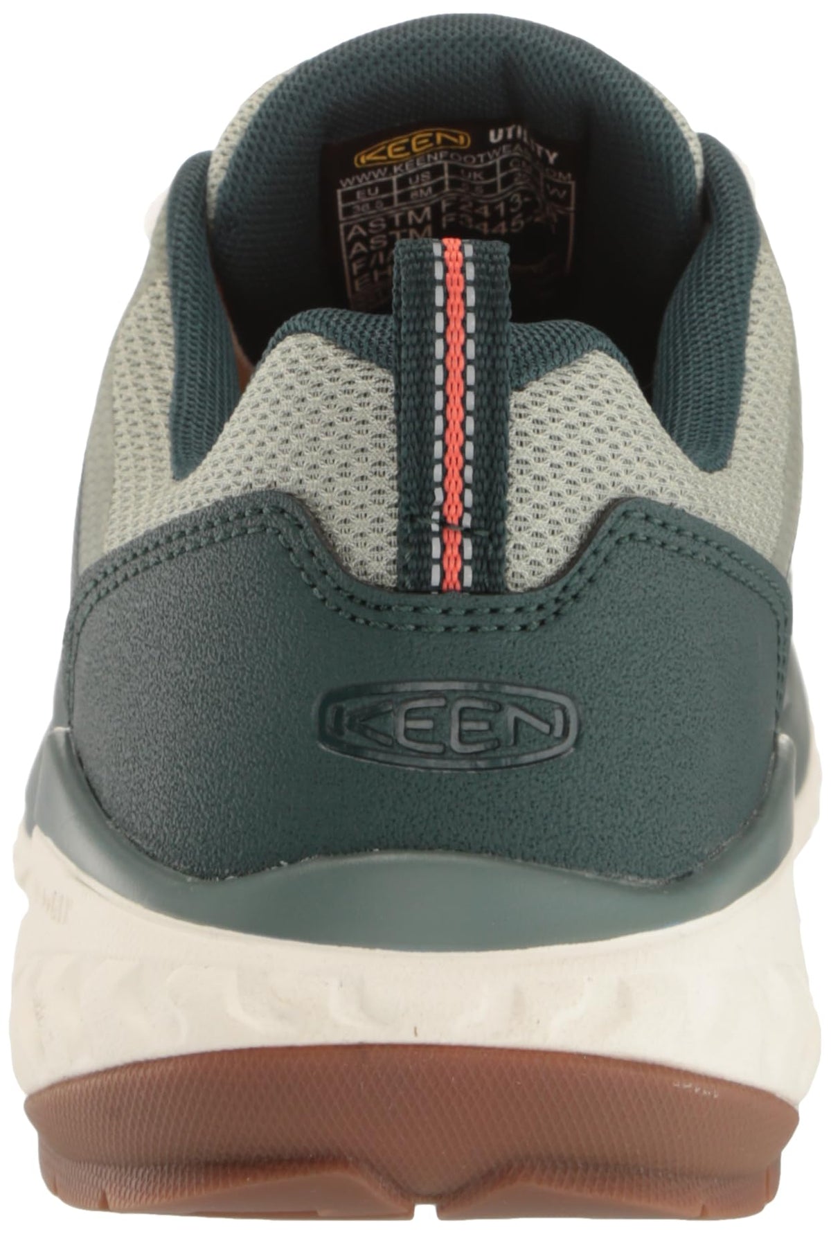 KEEN Utility Women's Arvada Low Height Composite Toe Breathable Industrial Work Sneaker 11 Sea Moss/Desert Sage