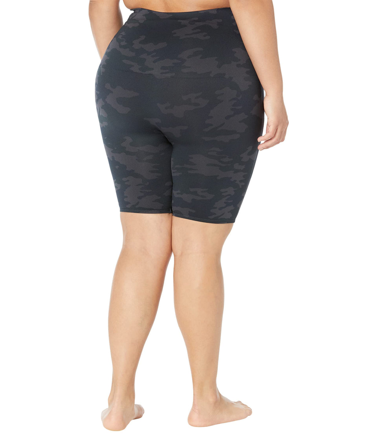 SPANX Lamn Bike Shorts Black Camo 3X