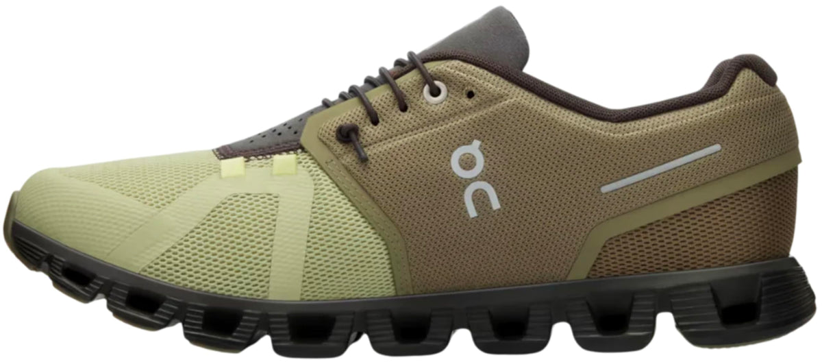 On Men's Cloud 5 Sneakers, Grove | Haze, Green, 12 Medium US