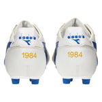 Diadora Brasil Italy K-Leather Pro Firm Ground Cleats (Pro Firm Ground, Numeric_8_Point_5) White/Royal