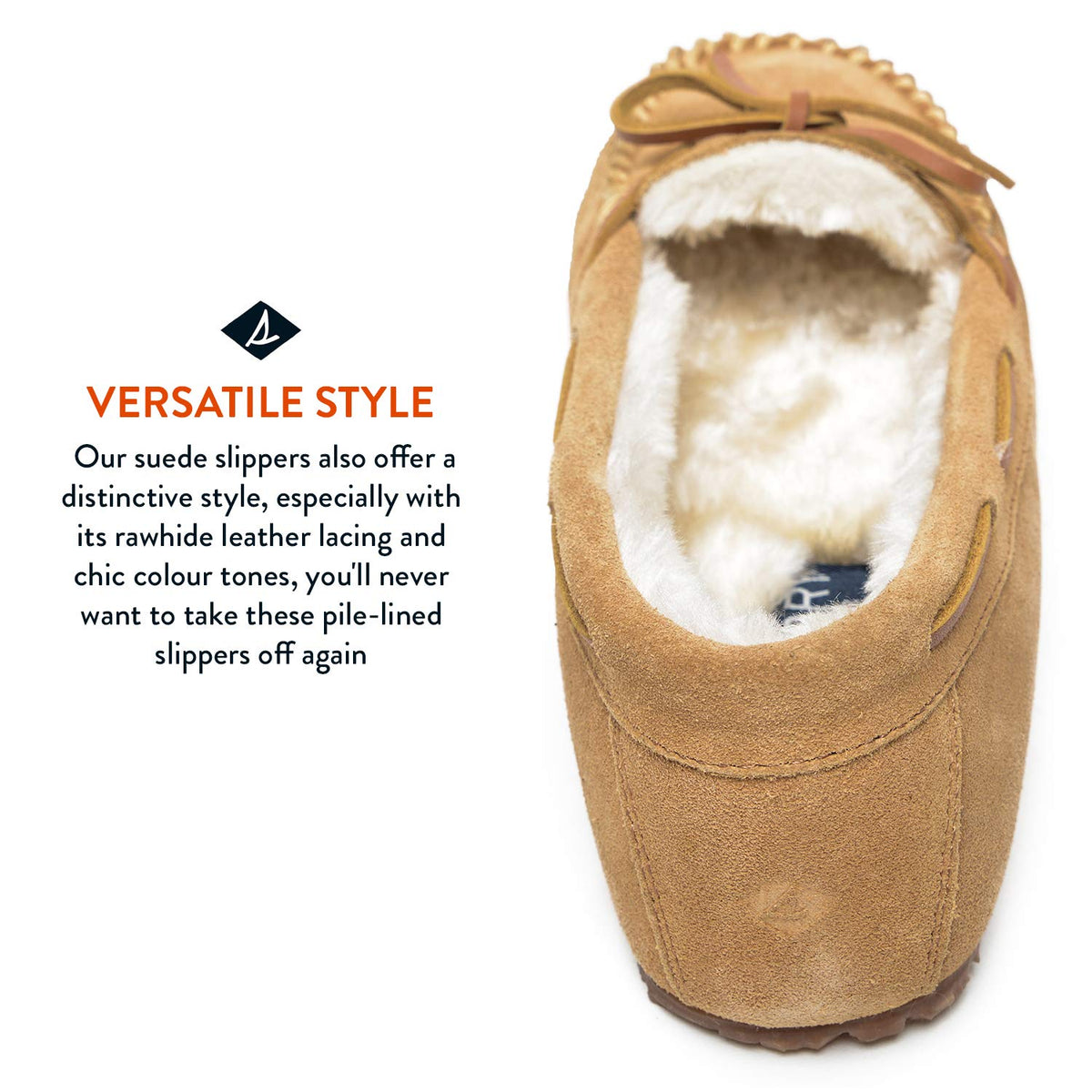 Sperry Women's Trapper Slippers, Cinnamon, 7 M US