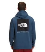 THE NORTH FACE Men's Box NSE Pullover Hoodie (Standard and Big Size), Shady Blue/TNF Black, XX-Large
