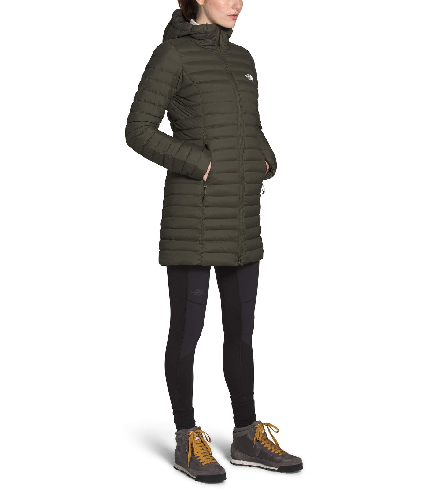 THE NORTH FACE Stretch Down Parka - Women's New Taupe Green Small