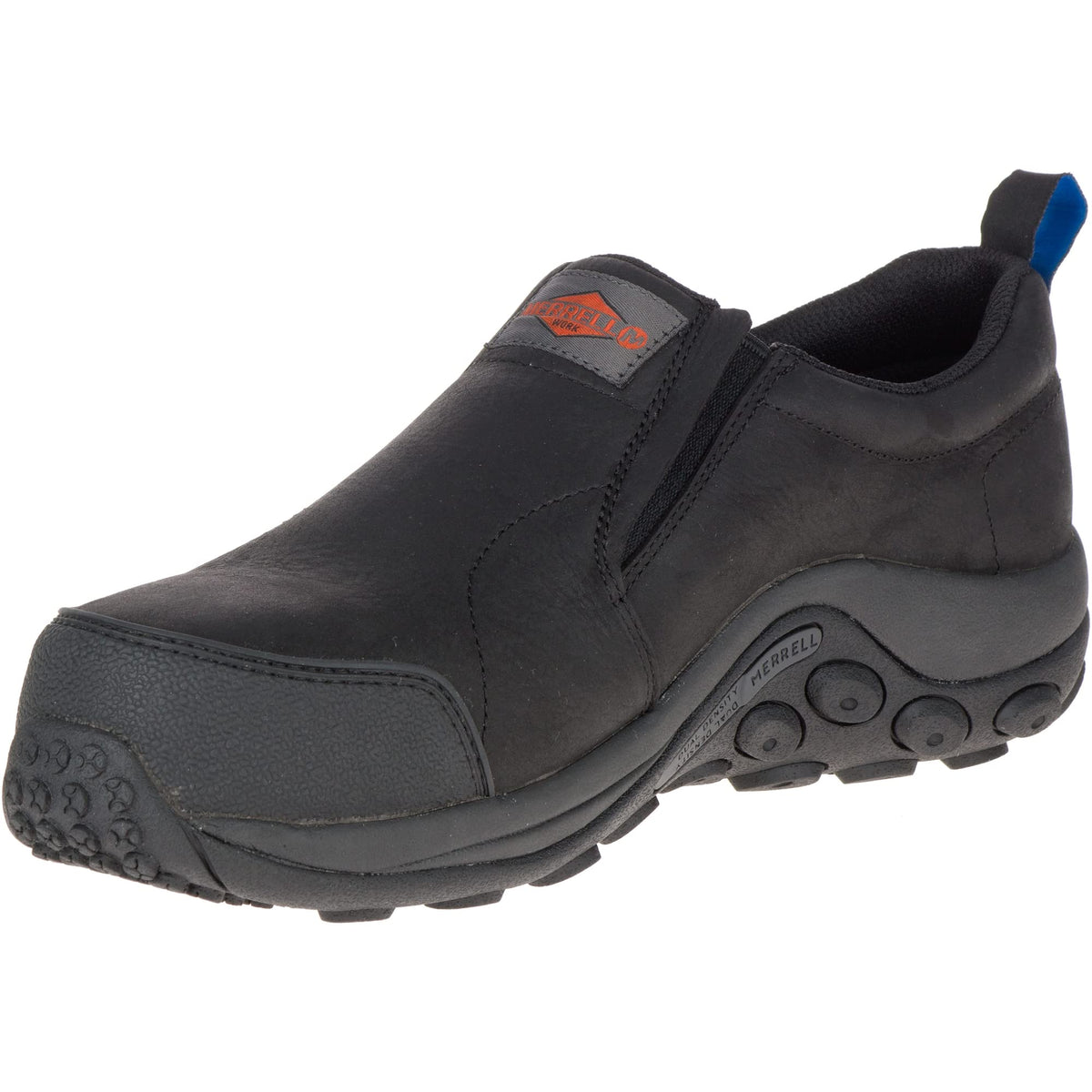 Merrell Jungle Moc Leather Moc Composite Toe SD+ Black 7 M