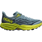 Hoka Oneone 1123159 Men's Speedgoat 5 Wide, Stone Blue/Dark Citron, stone blue/dark citron, 28.5 cm