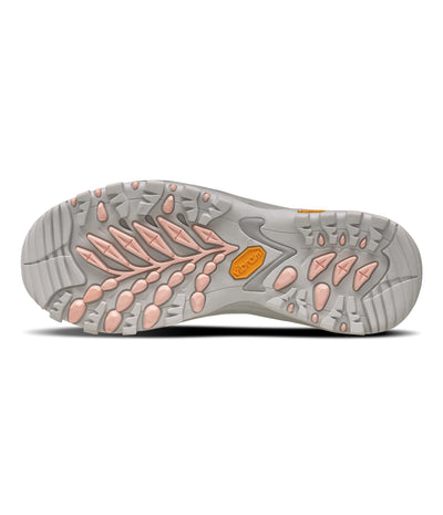 THE NORTH FACE Hedgehog Fastpack WP Womens Hiking Shoes Tin Grey/Pink Salt 6.5