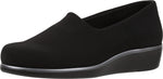 SAS Bliss Slip On Comfort Wedge Black 8 N - Narrow (AA)